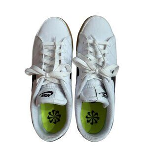 Nike Court Legacy Next Nature White, Black, Tan Women's size 10